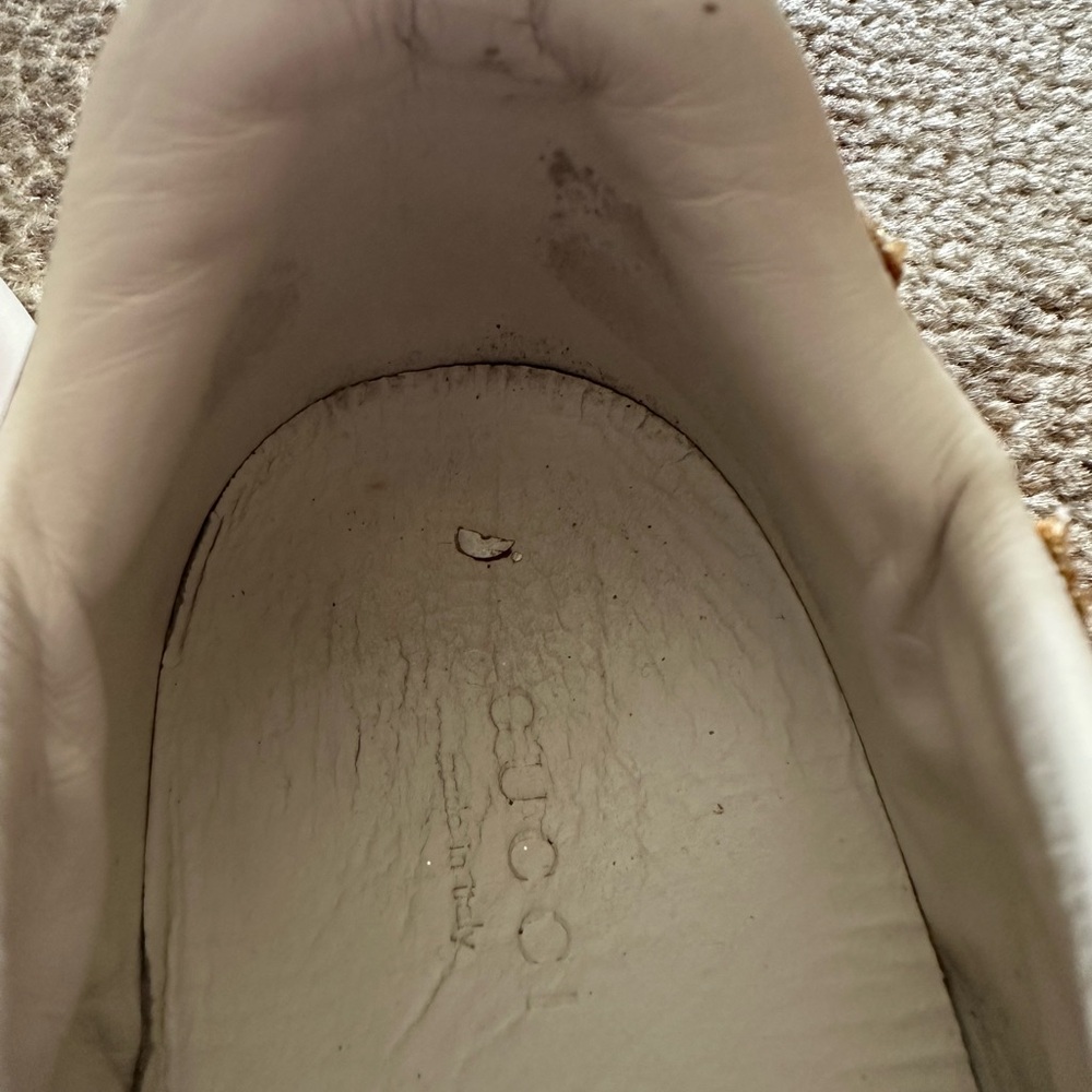 GUCCI Ace Loved sneakers. Gold embroidered letters. 38 great used condition. - Picture 6 of 7